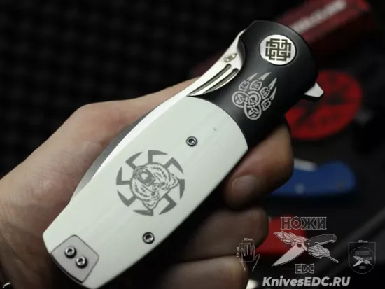 Складной нож Reptilian Буян-03 сталь D2, рукоять, G10