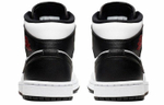 Кроссовки Jordan Air Jordan 1 Mid White Black Red (Женская размерная сетка)