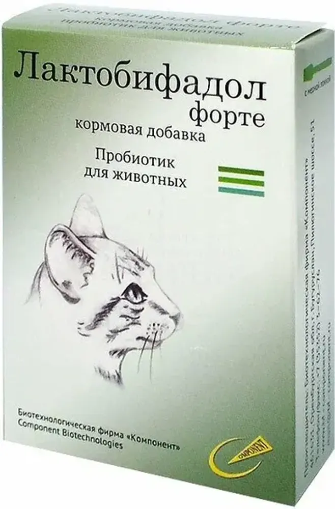 Лактобифадол Форте Пробиотик для кошек, 50 г