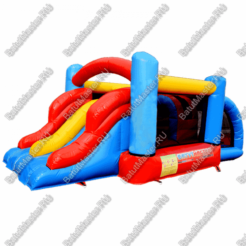 Детский надувной батут "Батутный дрифт", 5.5*2.5*2 м