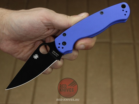 Нож Spyderco Paramilitary 2 Blue-Black C81GBLBK2
