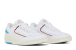Кроссовки Jordan Air Jordan 2 Low "Gym Red And Dark Powder Blue" (Женская размерная сетка)