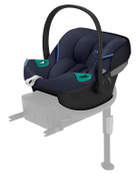 Коляска 3 в 1 Cybex Priam IV Rosegold complete и автокресло Aton S2 i-Size Ocean Blue Off White