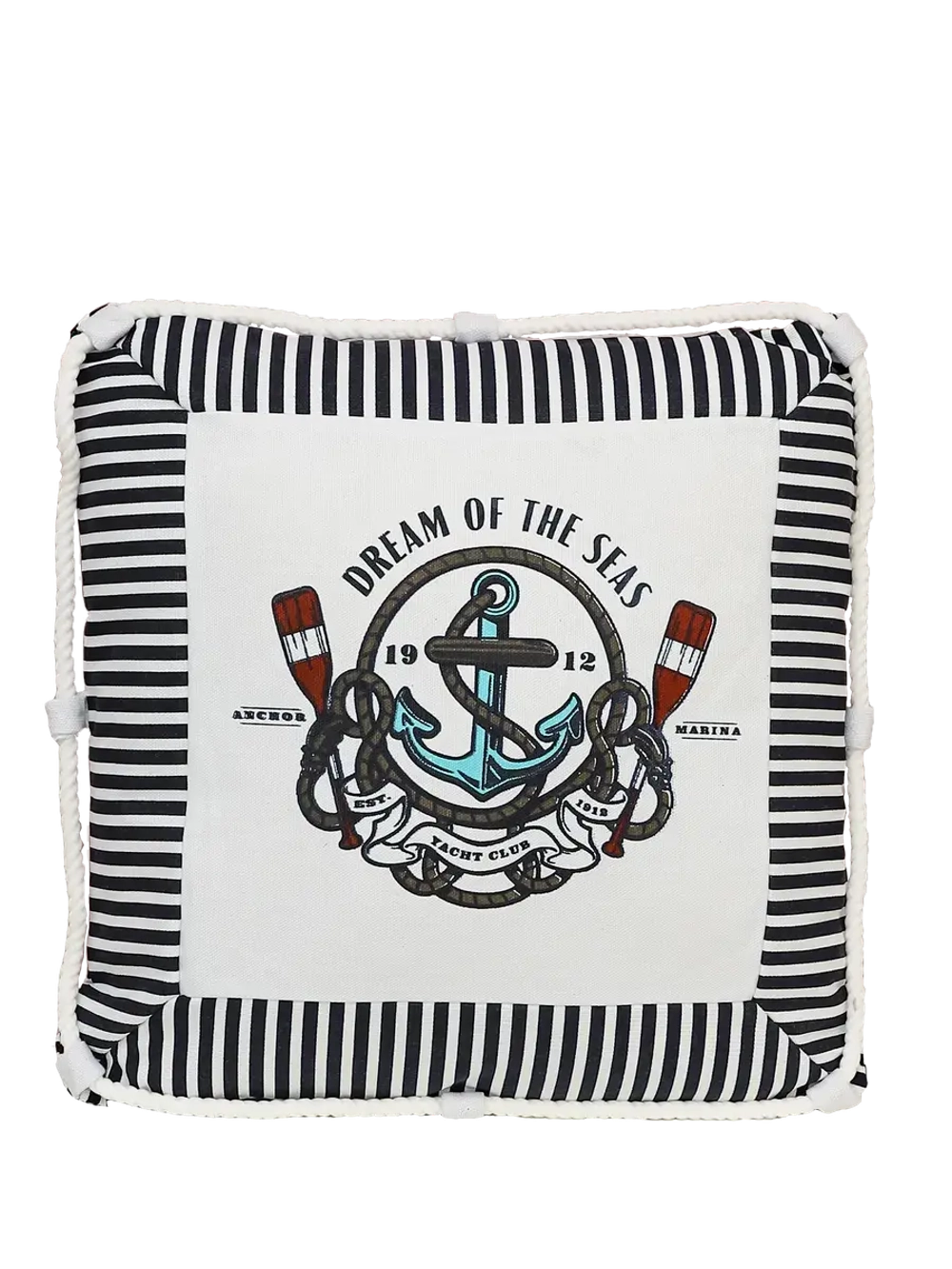 Декоративная подушка в морском стиле 40*40 см