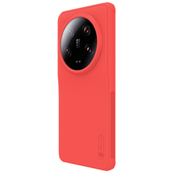 Чехол усиленный красного цвета от Nillkin для смартфона Xiaomi 13 Ultra, серия Super Frosted Shield Pro