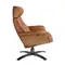 Кресло-реклайнер Angel Cerda A928 коричневая кожа и шпон ореха
