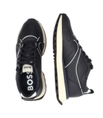 Кожаные кроссовки jonah_runn_ltmp BOSS BLACK - темно-синий(50493231)