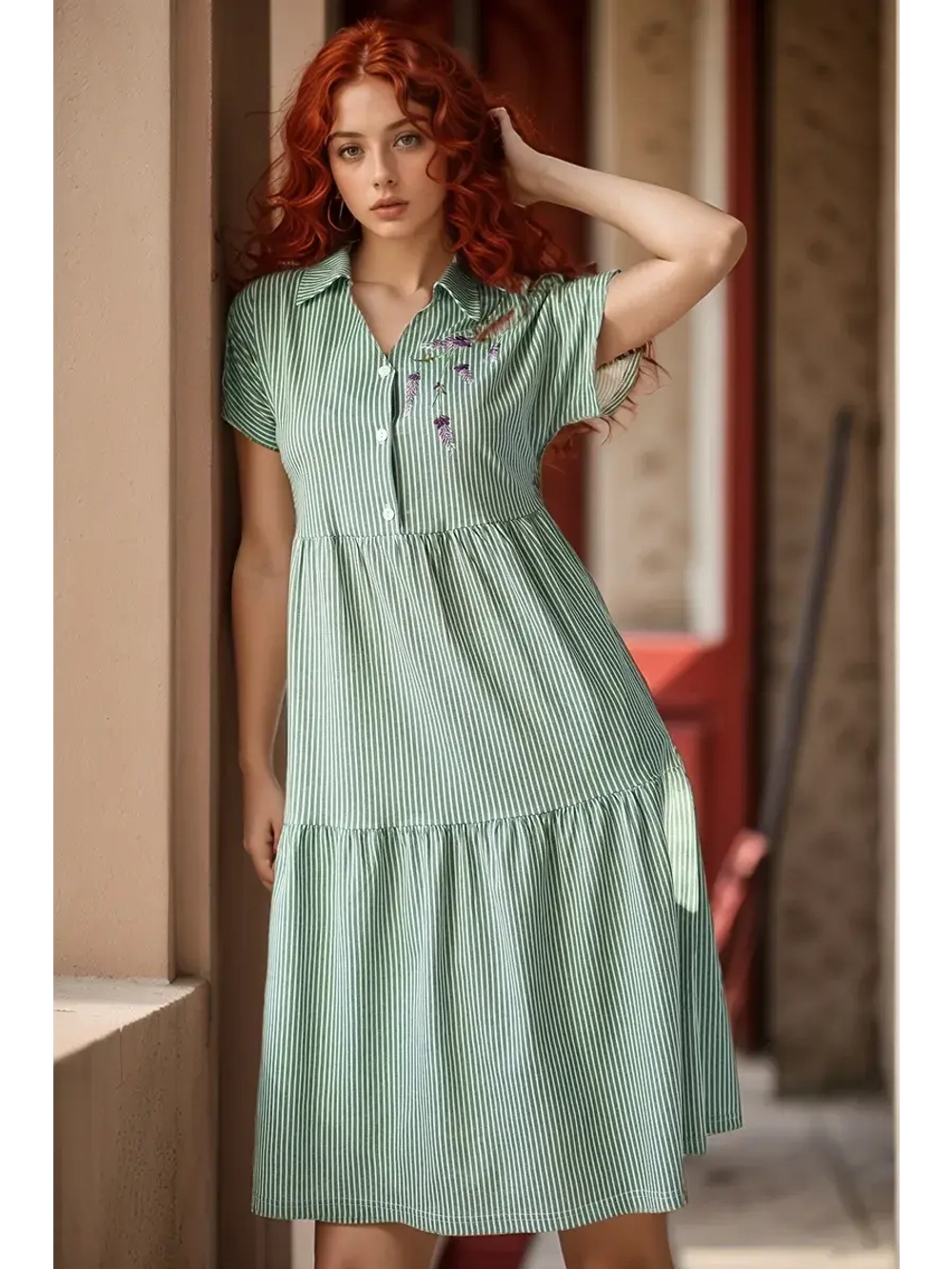 Платье женское "Шалфей"