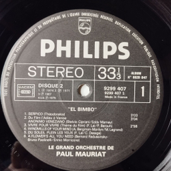 Винтажная виниловая пластинка LP Поль Мориа Le Grand Orchestre De Paul Mauriat El Bimbo (France 1975) Dalila