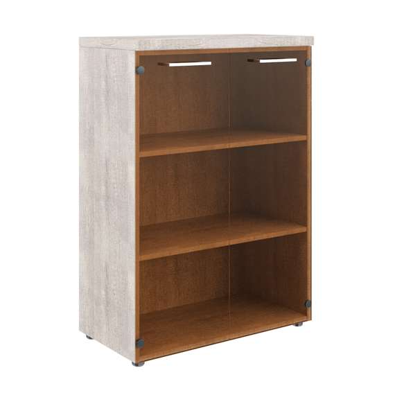 Шкаф со стеклянными дверьми и топом TMC 85.2 856х450х1203 TORR-Z