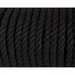 Хлопковая веревка для шибари, на катушке, черная, 10 м