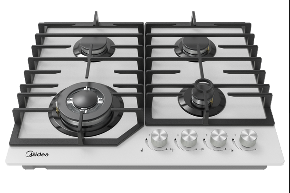 Поверхность варочная газ. Midea MG645TGW (белая)