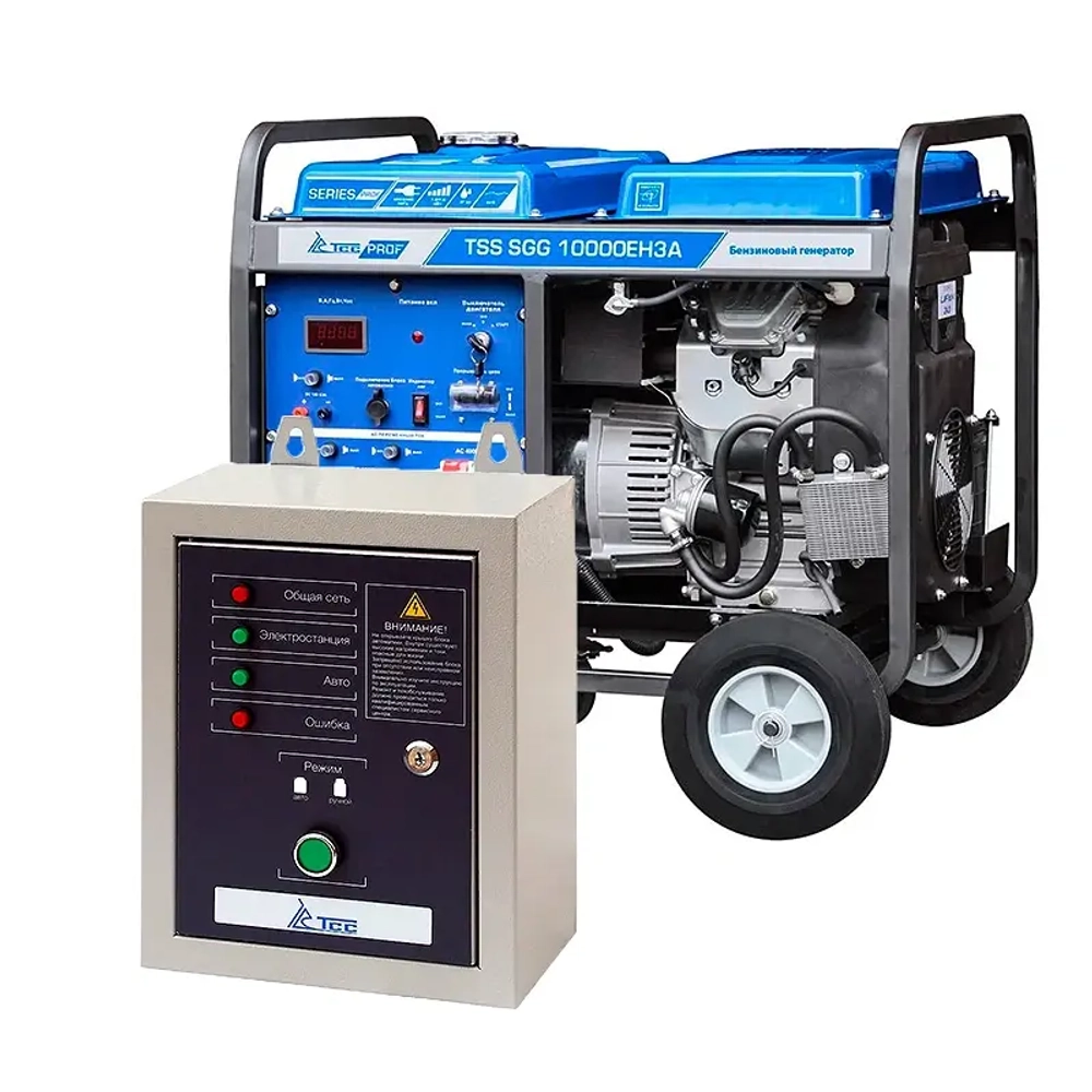 ТСС SGG 10000EH3A бензогенератор с блоком АВР ТСС С 10000/400 190010/190007