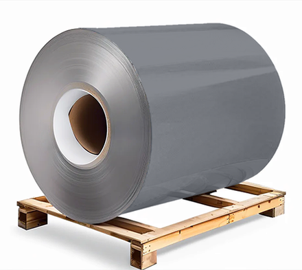 Сталь оцинкованная 0,7х1250х3000 мм RAL 7037 серый мышиный Грунт обр.стороны / защ.пленка