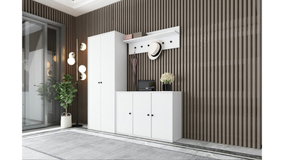 Прихожая Билли 14 Белый Фасадный 0101 163*30*161 см, Белый   Фиеста