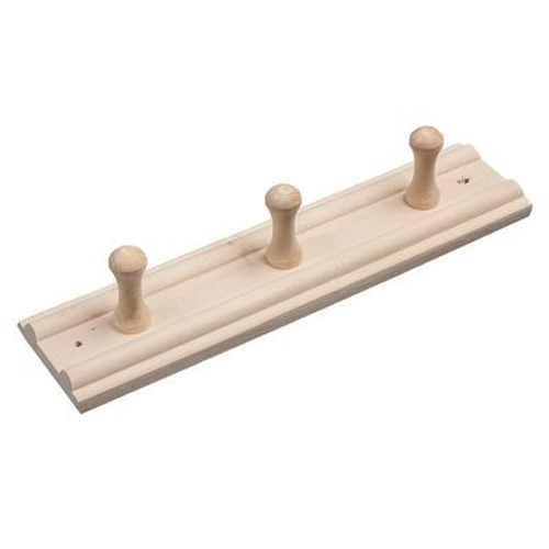 ВЕШАЛКА БАННЫЕ ШТУЧКИ 3-Х РОЖКОВАЯ 30СМ 32135