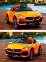 Детский электромобиль «BMW Z4» оранжевый