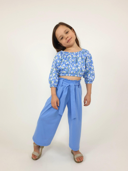 02-95-3 Комплект для девочки (футболка и брюки)