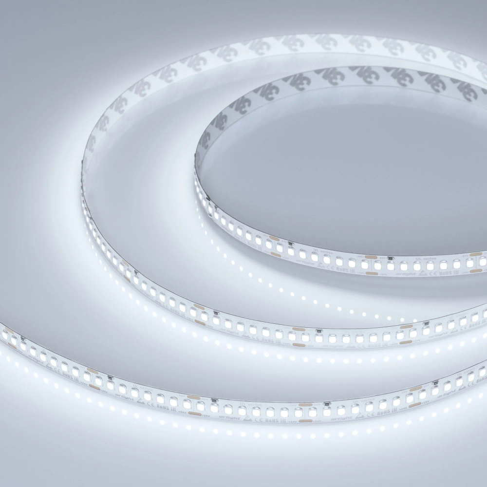 Светодиодная лента UL-A200-10mm 24V White6000 (20 W/m, IP20, 2835, 5m) (Arlight, высок.эфф.150 лм/Вт) 037227