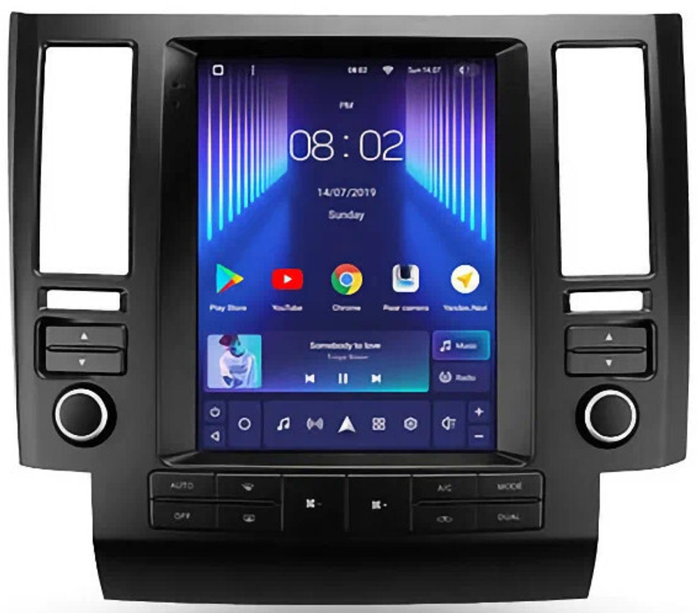 Магнитола для Infiniti FX35, FX45 2002-2005 (S50) - Teyes TPRO 2 экран 9.7" в стиле "Тесла" на Android 10, ТОП процессор, 4G SIM-слот