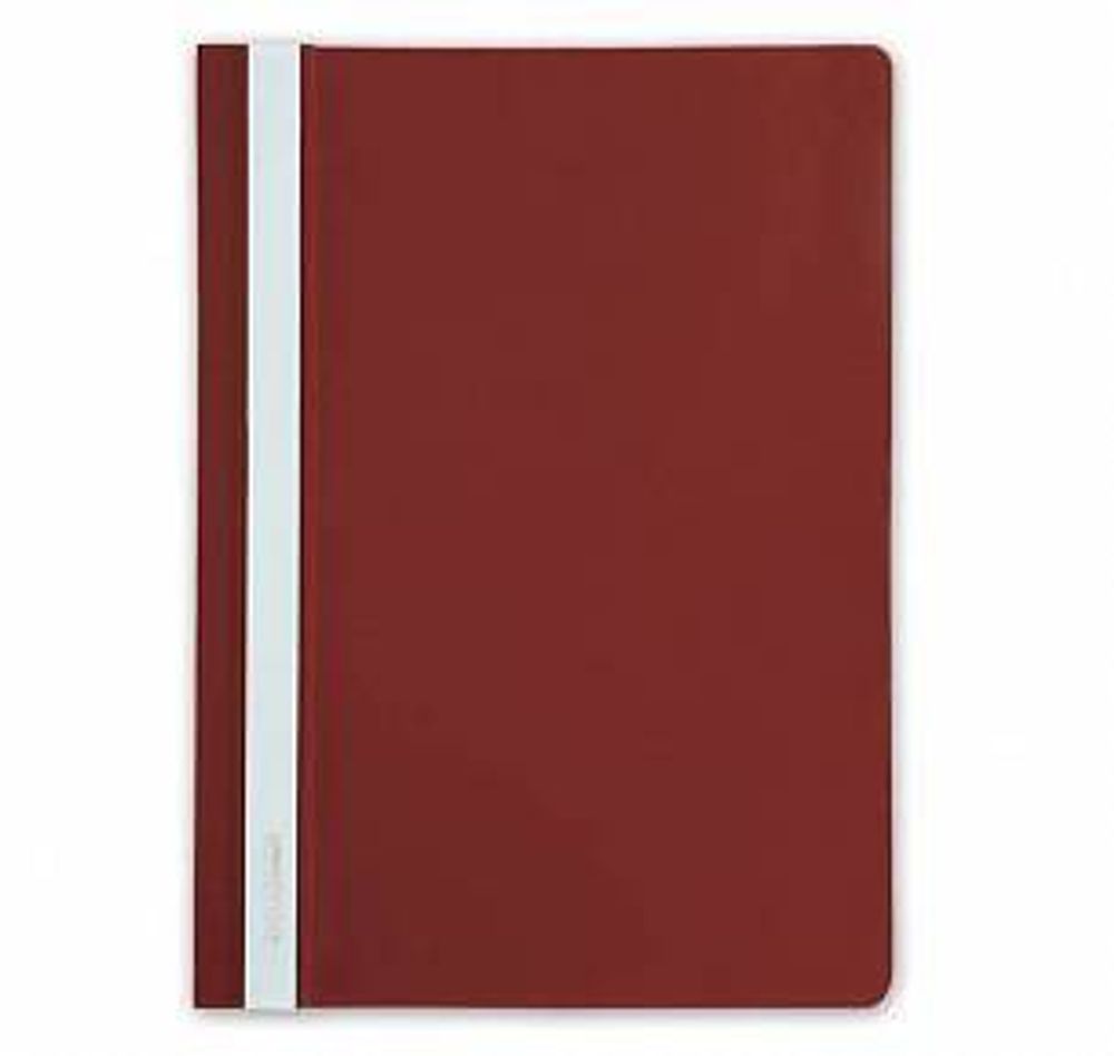 Папка скоросшиватель inФОРМАТ А4 красн. пластик 150 мкм карман д/маркир.этикет.