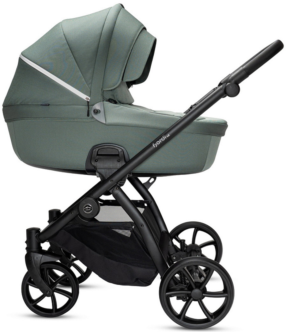 Детская коляска Noordi Fjordi V2 3 в 1 с автокреслом Terra Black 1462842 Fern