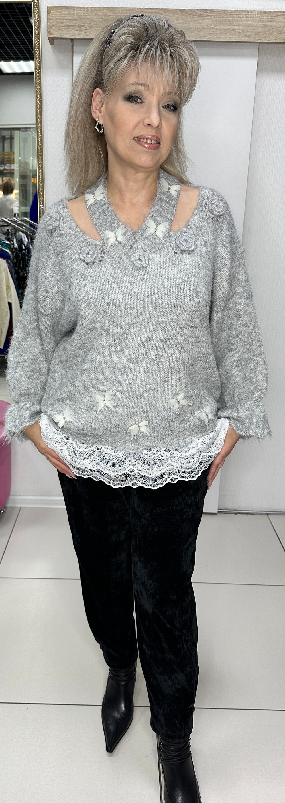 Нарядный итальянский джемпер.