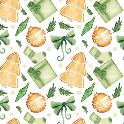 Рождество в зеленых тонах