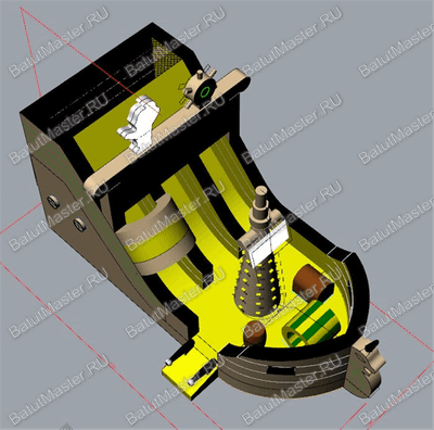 Коммерческий надувной корабль "Атлантис" 10*5*6 м
