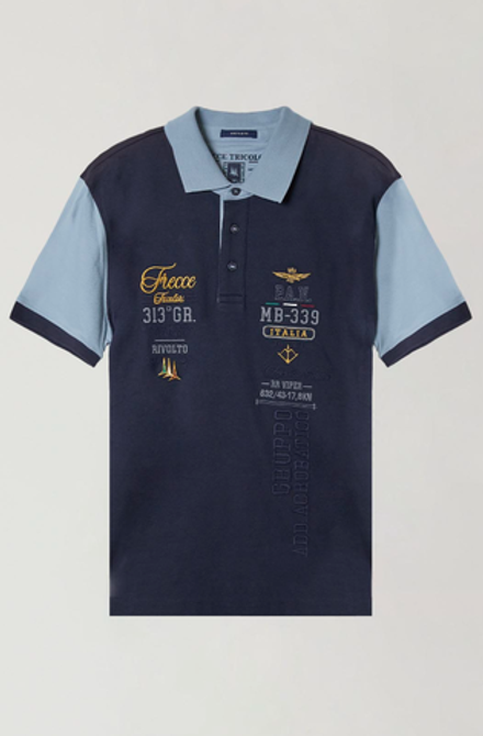 Футболка с воротом поло