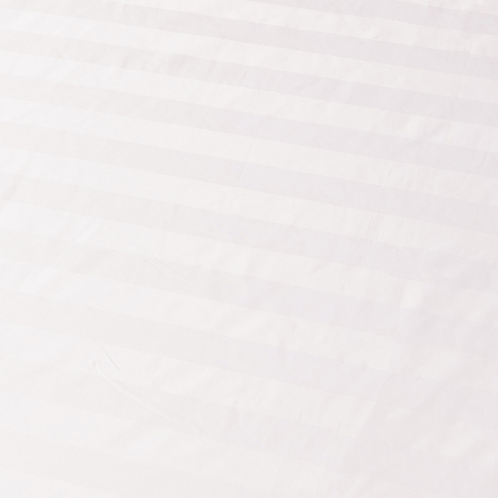 Простыня Страйп Сатин Однотонный Отель белый 100% хлопок на резинке 3x3 RR3CTH03718030