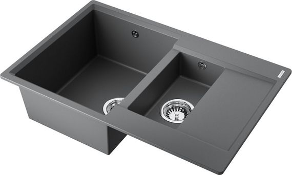 Мойка Daisen 78-2T-PL Tetogranit/платина(арт.4993533)