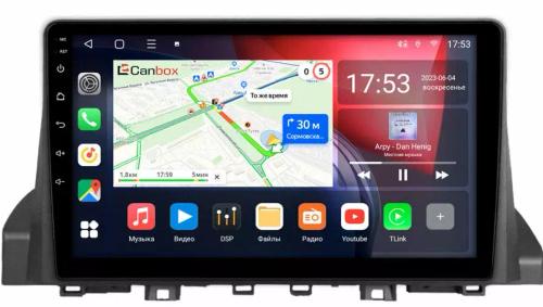 Магнитола для Москвич 3 и JAC JS4 2022-2024 - Canbox 9-003 Qled, Android 10, Быстрая, SIM-слот
