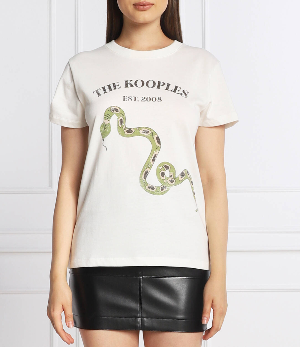 футболка The Kooples - кремовый(FTSC25004K)