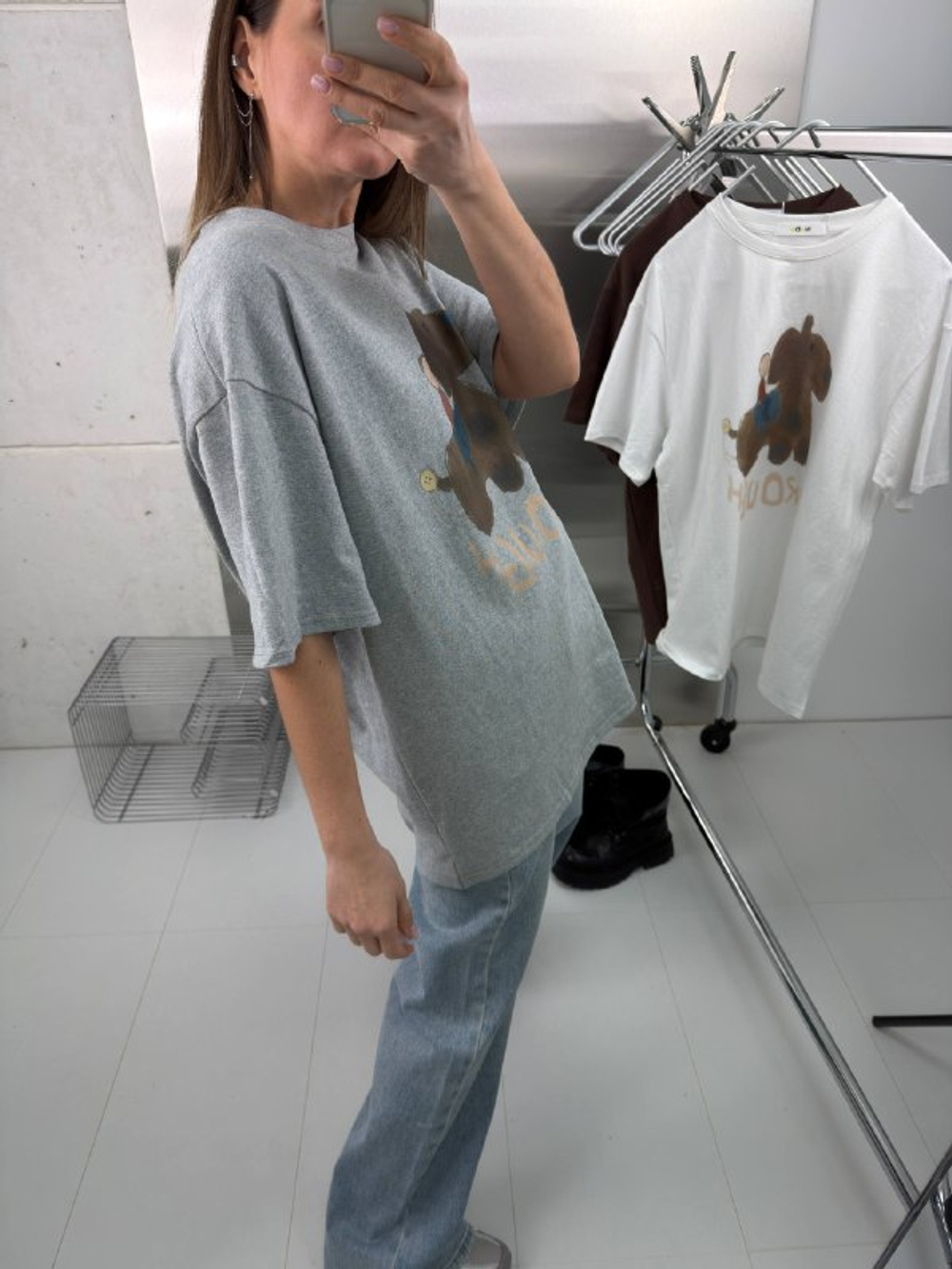 Футболка женская артикул 607-1 цвет "меланж"