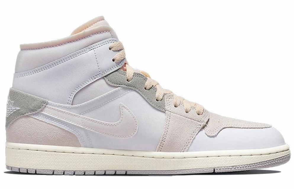 Кроссовки Jordan Air Jordan 1 Mid Se Craft "White And Phantom"