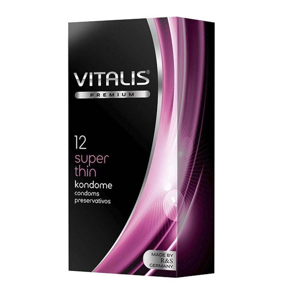Презервативы Супер тонкие №12 Vitalis Premium Super thin