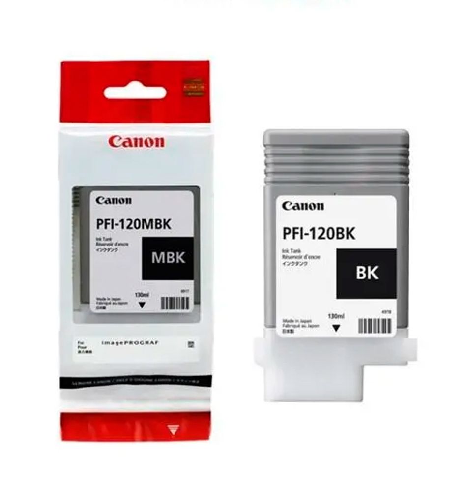 Картридж CANON PFI-120BK для TM-200/TM-205/TM-300/TM-305/TM-350/TM-355 черный