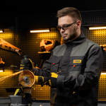 Очки защитные открытые, поликарбонатные, дымчатая линза// Denzel