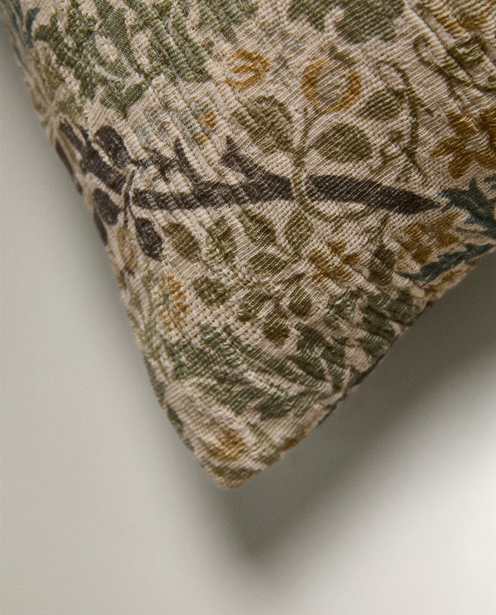 Zara Home наволочка декоративная из хлопка, зелёный, 30x50 см