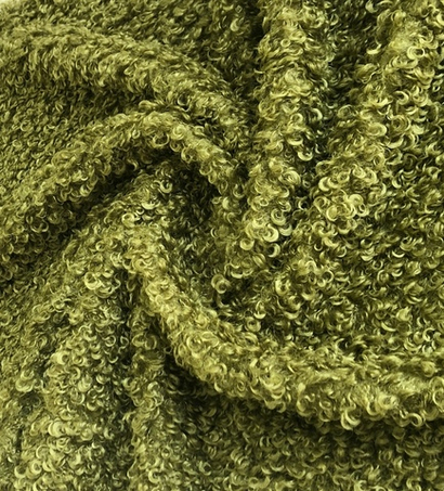 Мех гороховый, искусств, завиток