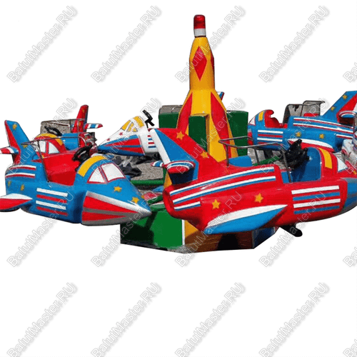 Электрическая Аттракцион карусель «Космический мир», 3,4×3,4×2,2 м