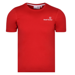 Футболка мужская теннисная Sergio Tacchini Zitan T-shirt - red/white