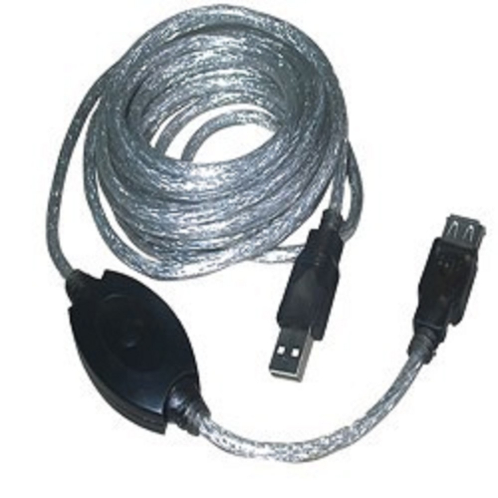 VCOM VUS7049-15M Кабель-адаптер USB2.0-repeater, удлинительный активный Af&gt; 15м