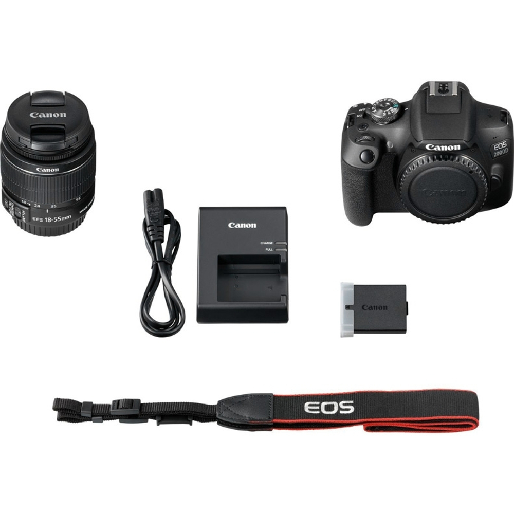 Цифровой зеркальный фотоаппарат Canon EOS 2000D Kit 18-55 DC II