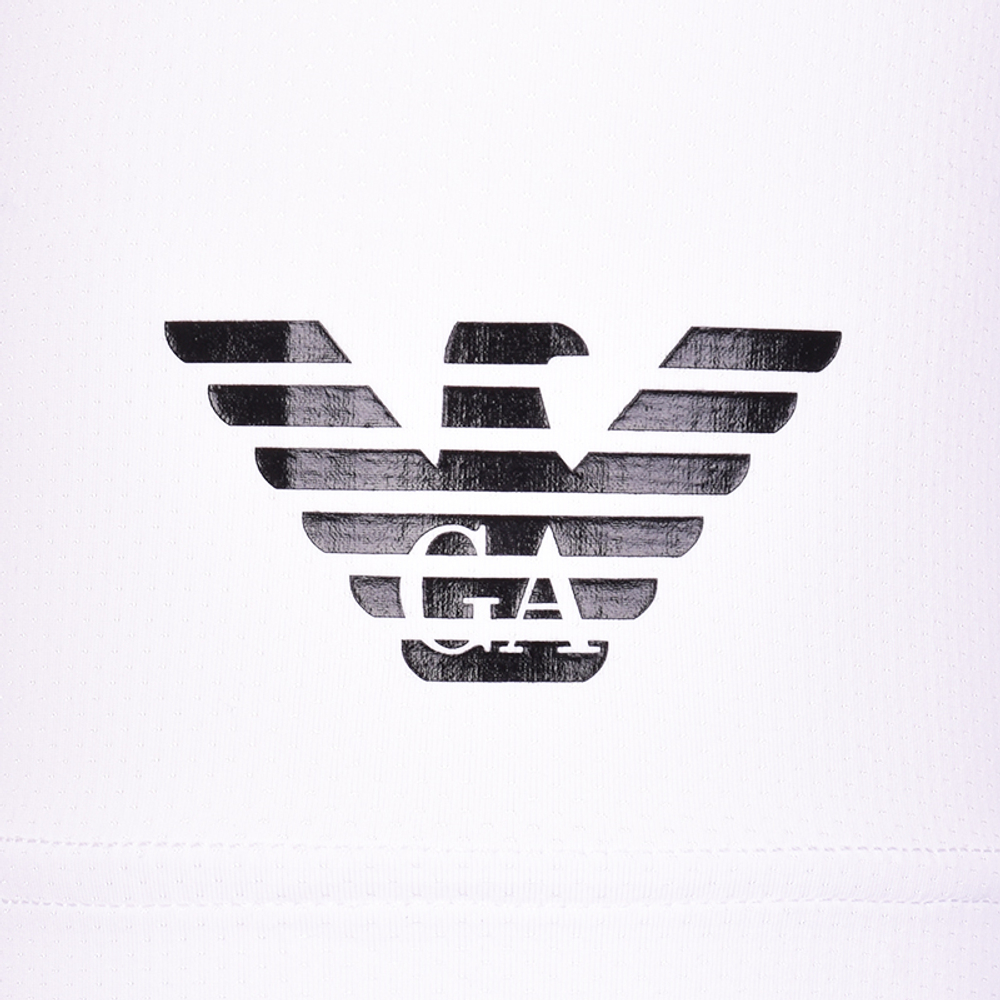 Мужское поло теннисное EA7 Man Jersey Polo - white