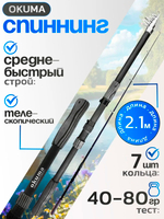 Спиннингий телескопический ( okuma )