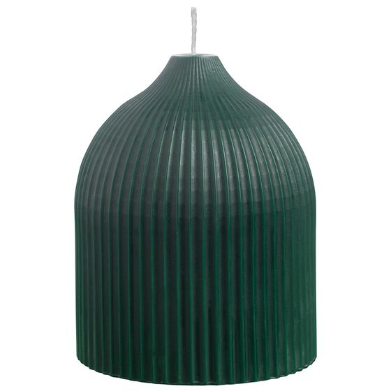 Свеча декоративная темно-зеленого цвета Edge 10,5 см