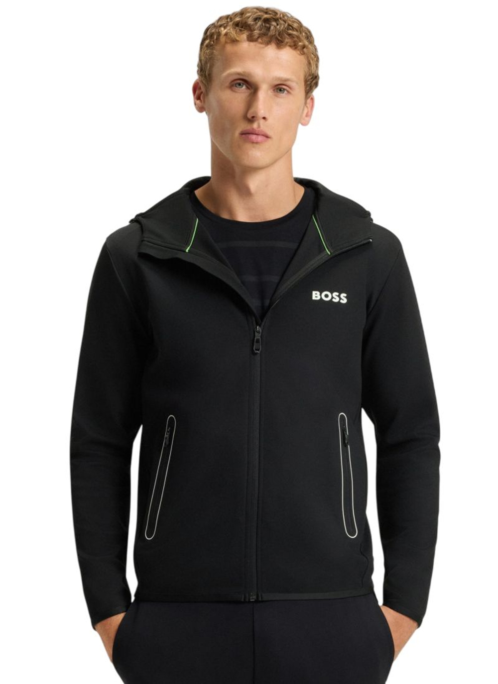Куртка теннисная BOSS Sicon TOC Zip-Up - black
