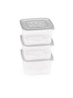 Набор контейнеров 3шт для СВЧ (7476)